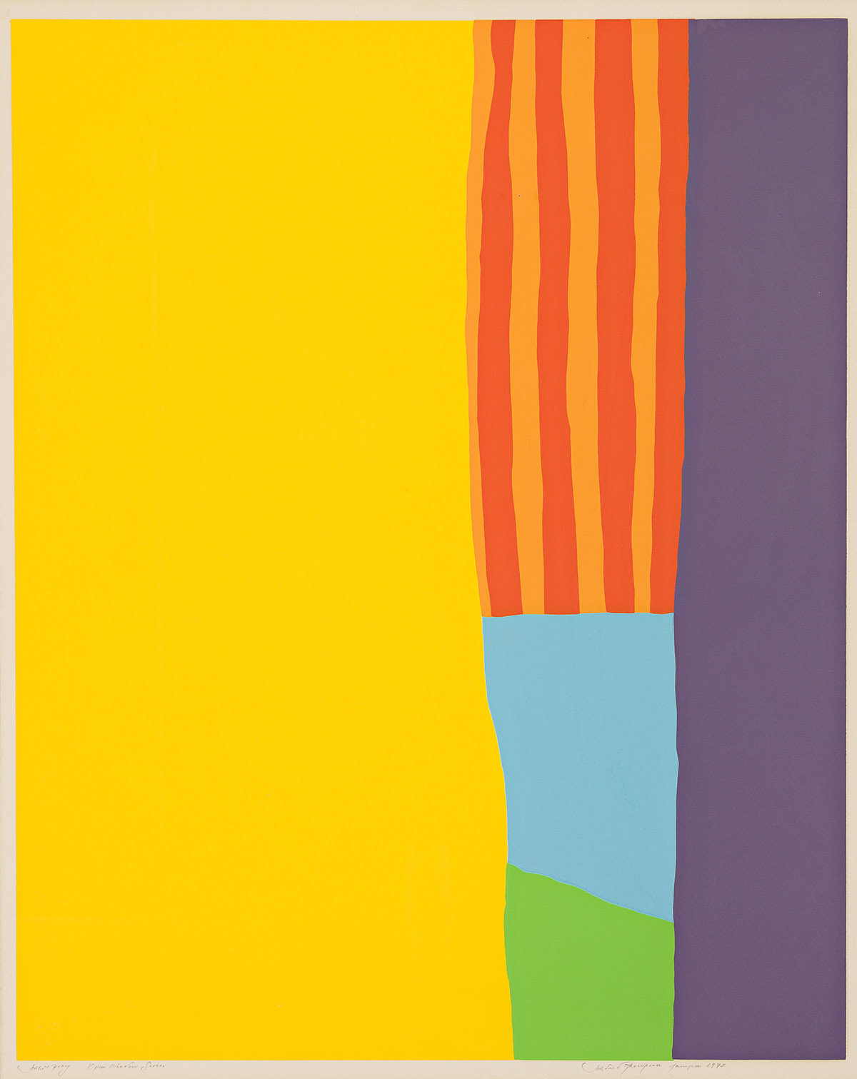 MILDRED THOMPSON (1936 - 2003) Open Window Series.